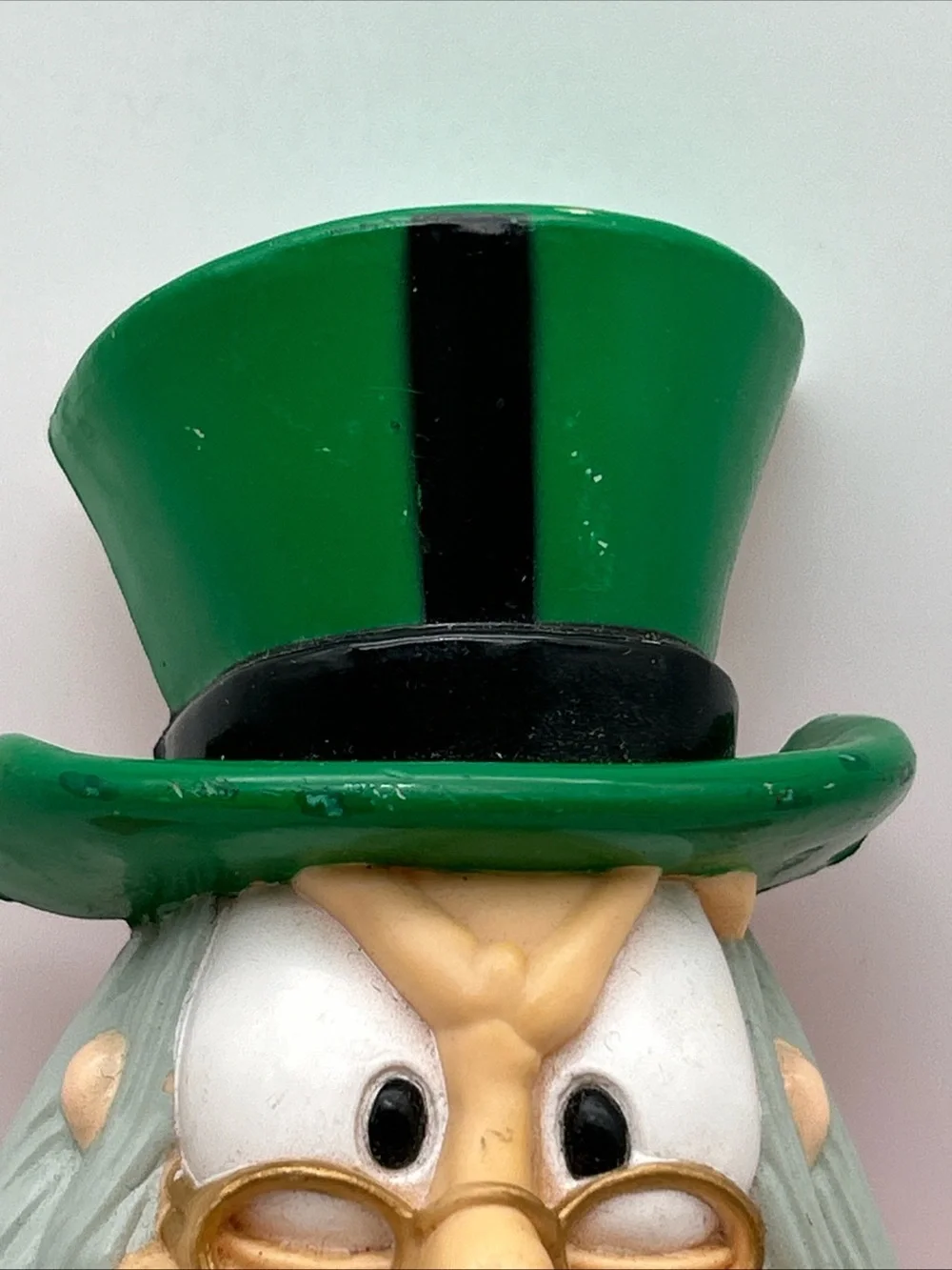 Vtg 10” Talking Scrooge Christmas Door Knocker Trendmasters Inc. Holiday Decor